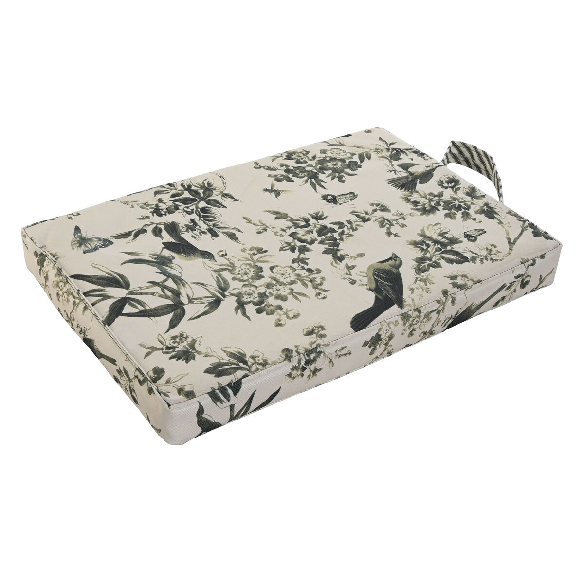 Cuscino da pavimento Home ESPRIT Verde Beige Cotone Poliestere 40 x 25 x 4 cm - Immagine 3