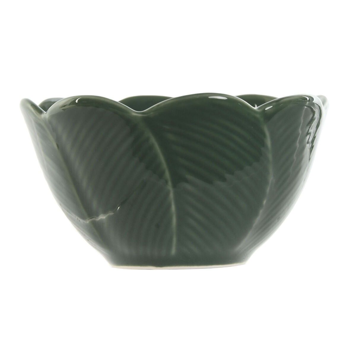 Set da Aperitivo Home ESPRIT Verde Verde scuro Bambù Porcellana Tropicale 4 Pezzi 32 x 10 x 7 cm (2 Unità) - Immagine 5