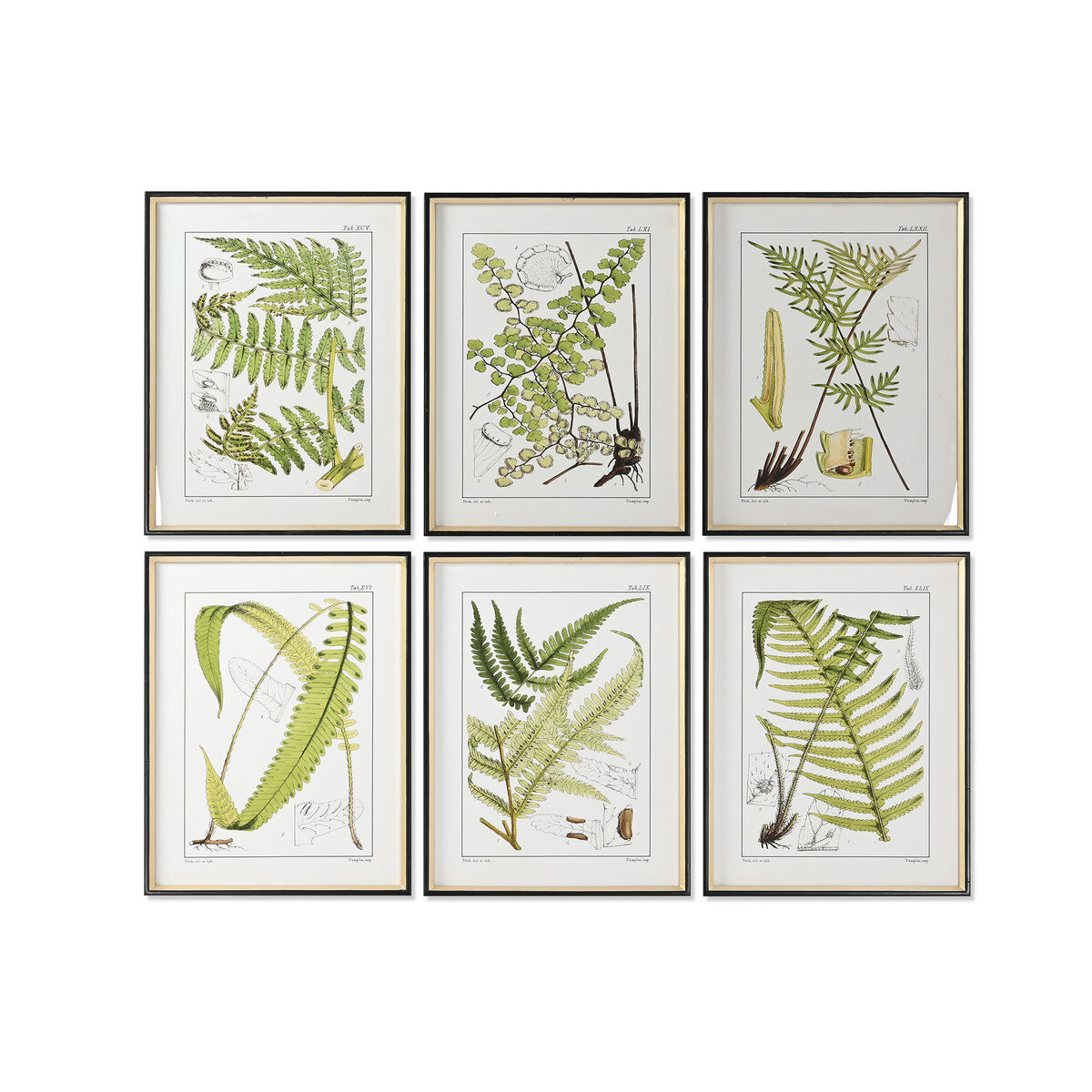 Quadro Home ESPRIT Cristallo Abete 50 x 2,5 x 65 cm 50 x 3 x 65 cm