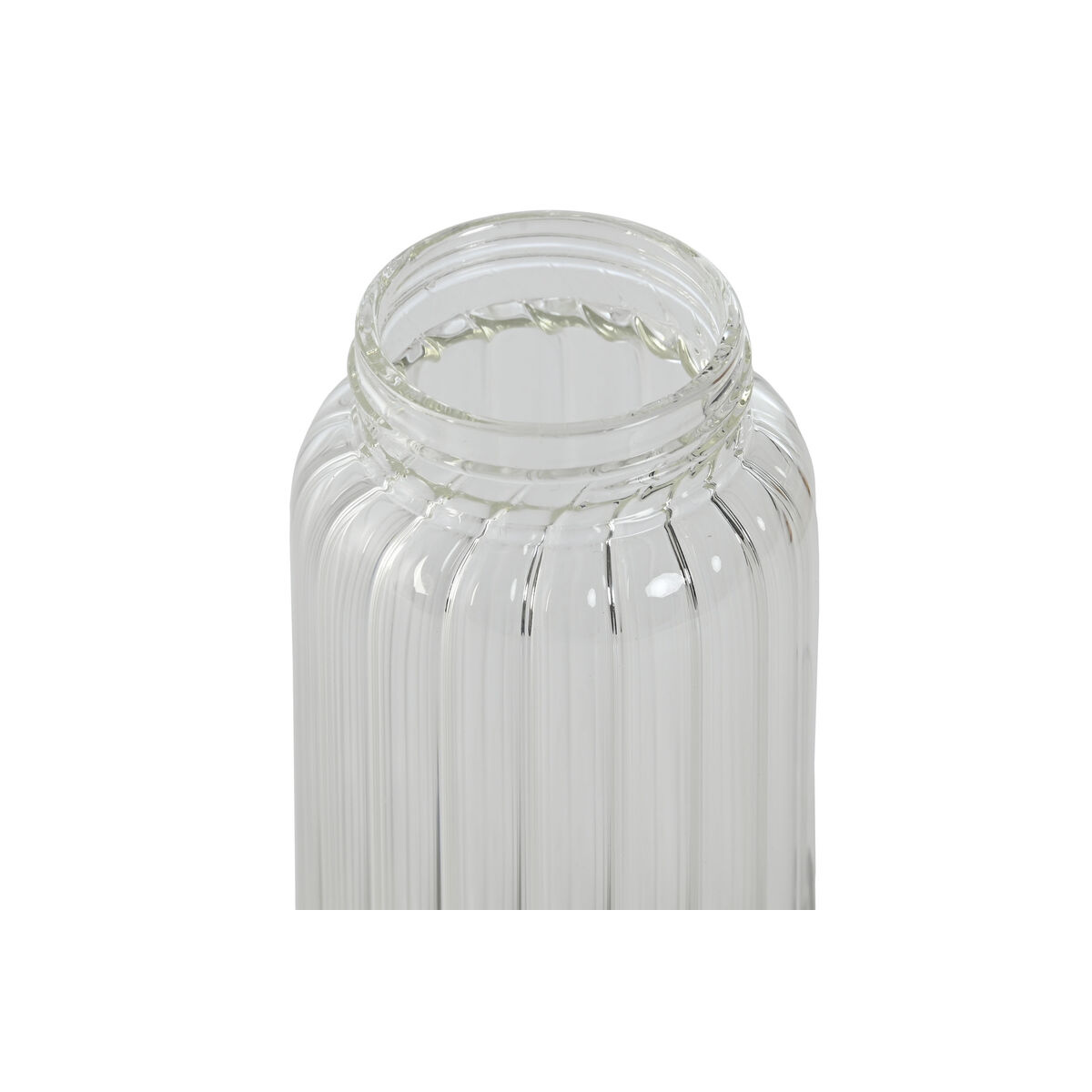 Set olio e aceto Home ESPRIT Trasparente Naturale Bambù Cristallo 18,5 x 9,3 x 24 cm - Immagine 4