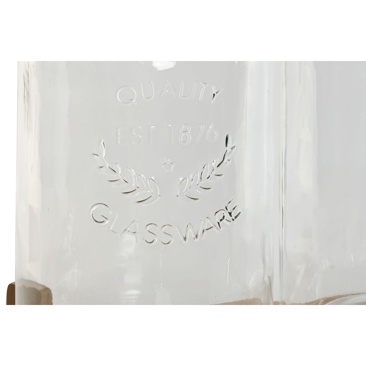 Dispenser di bevande Home ESPRIT Silicone Bambù Cristallo Plastica 5,5 L 37 x 25 x 46 cm - Immagine 2