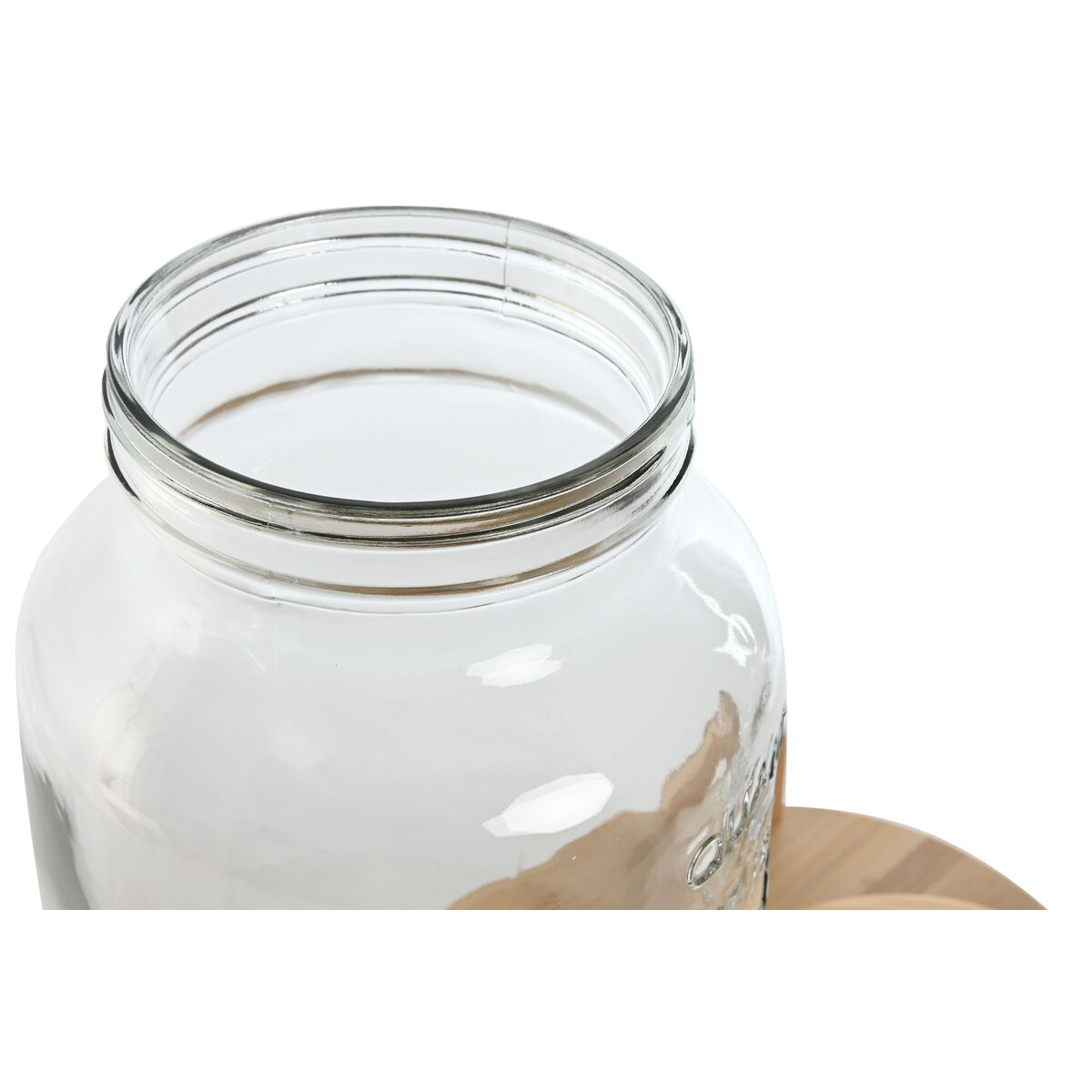 Dispenser di bevande Home ESPRIT Silicone Bambù Cristallo Plastica 5,5 L 37 x 25 x 46 cm - Immagine 5