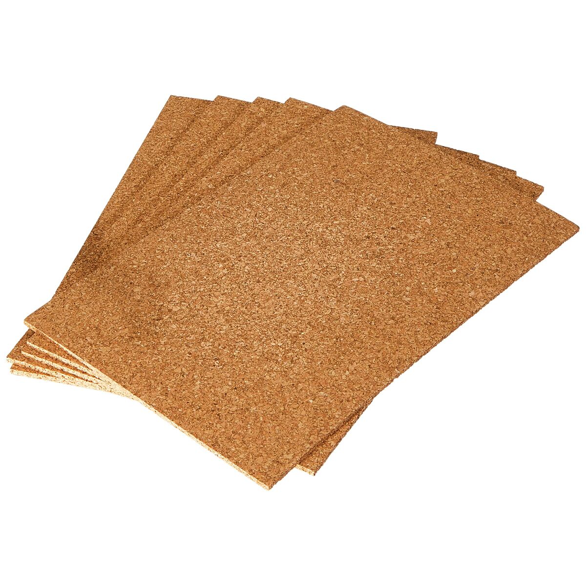 Materiale per Lavori Fai da Te Faibo Marrone Sughero 20 x 30 cm (10 Pezzi) - Immagine 2