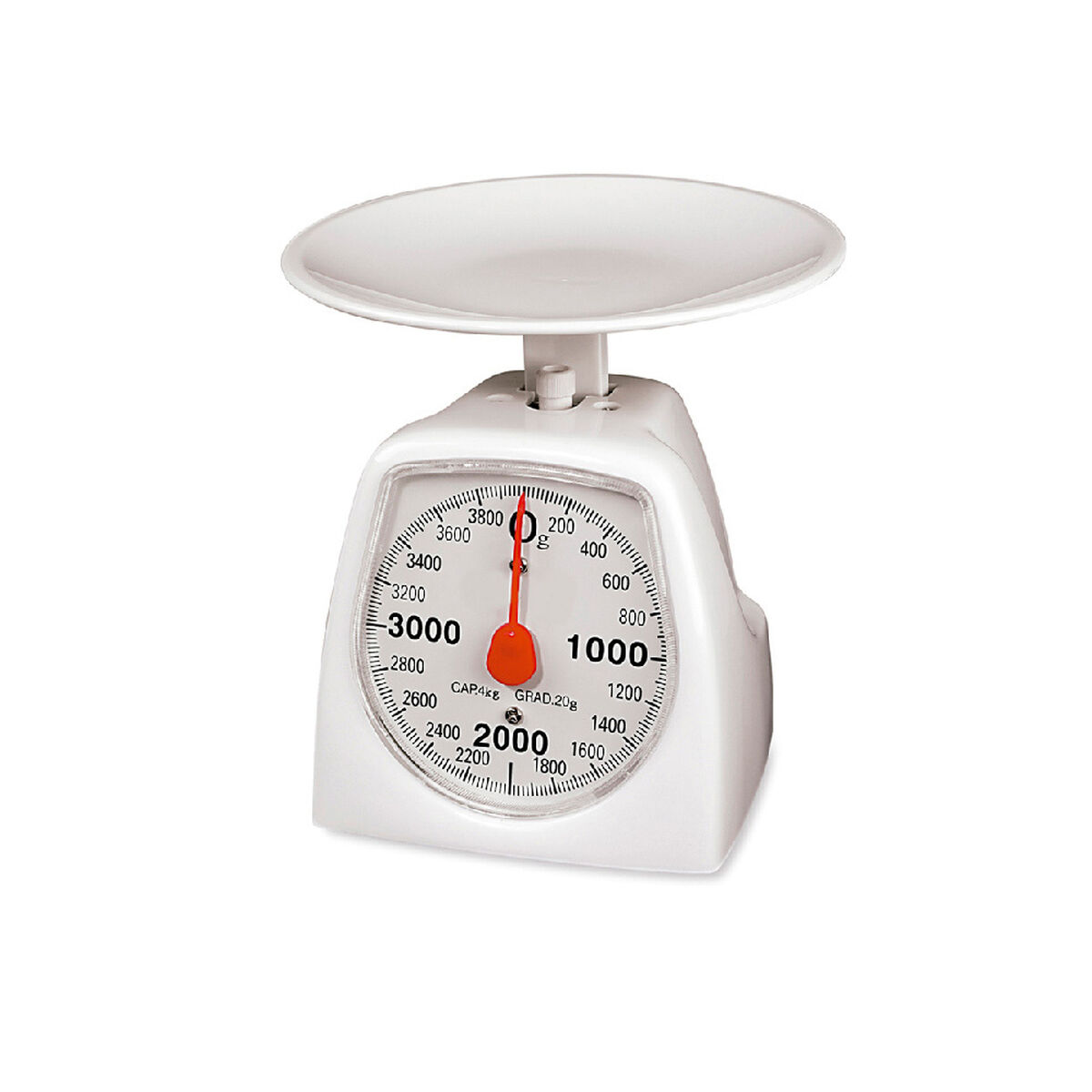 bilancia da cucina retro EDM 07621 Bianco 4 Kg - Immagine 2