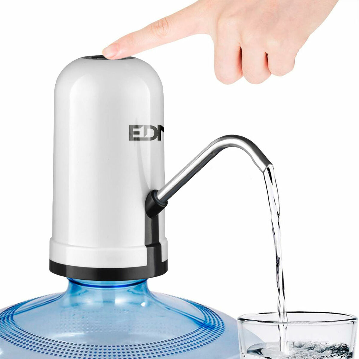 Fontana d'acqua automatica e ricaricabile EDM 76753 ø 9 x 19 cm Elettrico - Immagine 2