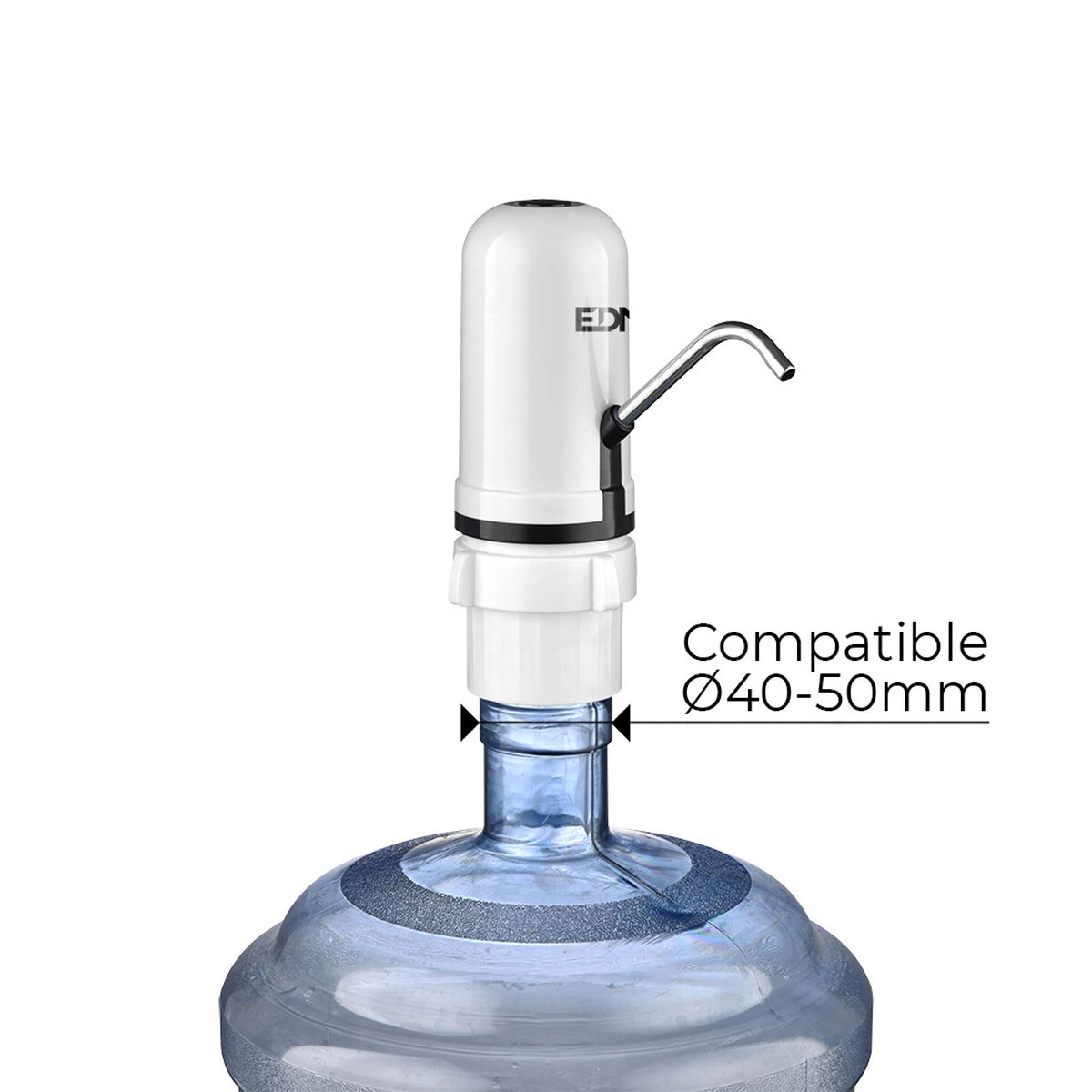 Fontana d'acqua automatica e ricaricabile EDM 76753 ø 9 x 19 cm Elettrico - Immagine 5