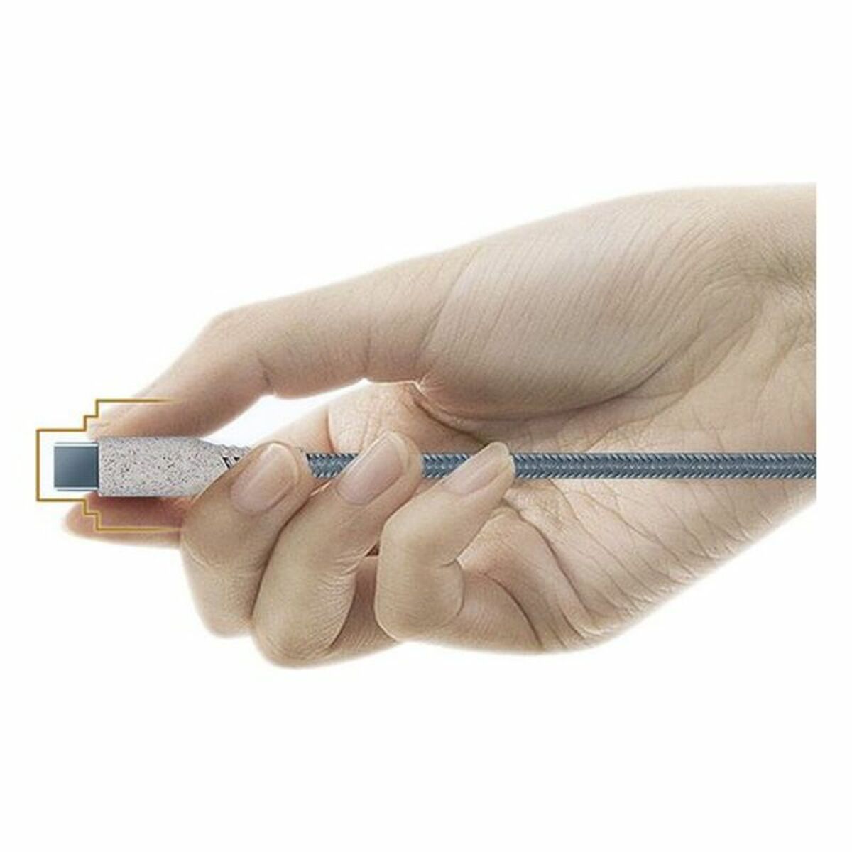 Cavo USB A con USB C KSIX - Immagine 2