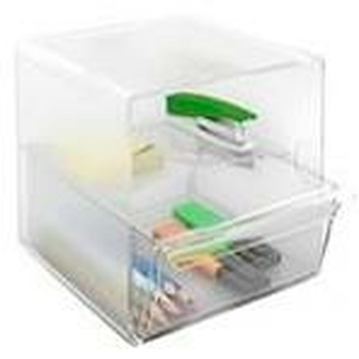 Contenitore per Sistemare Multiuso Archivo 2000 Trasparente 19 x 15 x 15 cm - Immagine 2