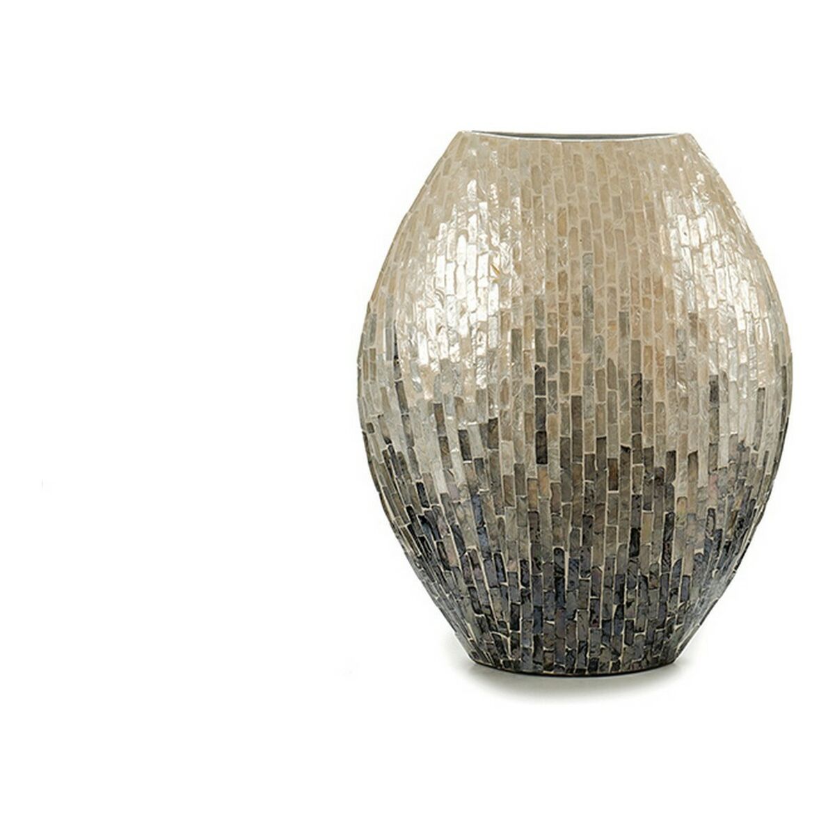 Vaso Gift Decor Grigio Madreperla Truciolare 17,5 x 45 x 37 cm