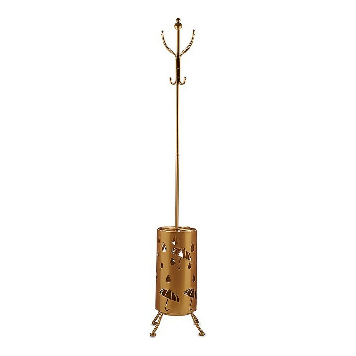 Appendiabiti Gift Decor Dorato Metallo 44 x 185 x 44 cm Portaombrelli