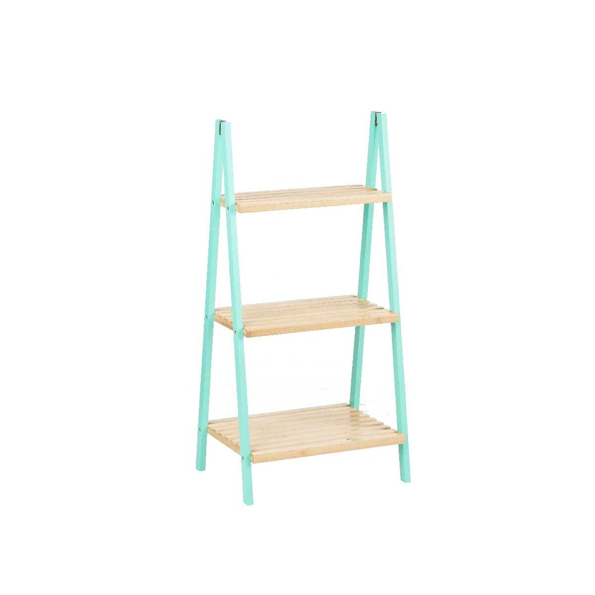 Scaffale da Bagno Berilo Naturale Menta 40,3 x 81,5 x 30 cm