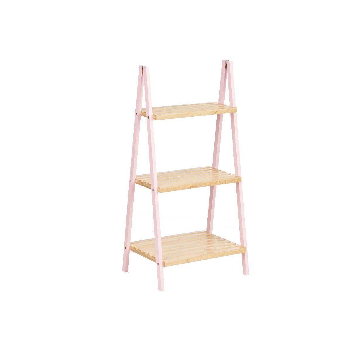 Scaffale da Bagno Berilo Rosa Naturale 40,3 x 81,5 x 30 cm