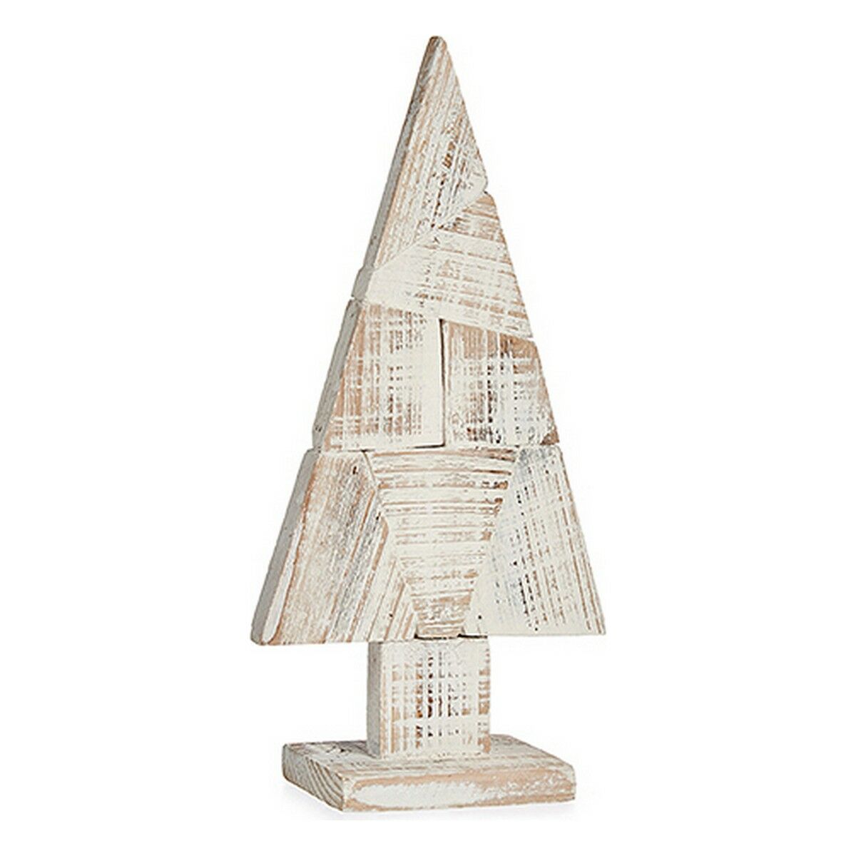 Albero di Natale Krist+ Bianco Naturale Legno 9 x 41,5 x 20 cm