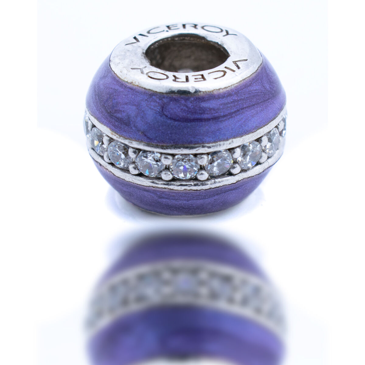 Perlina Donna Viceroy VMM0317-27 Viola 1 cm - Immagine 2