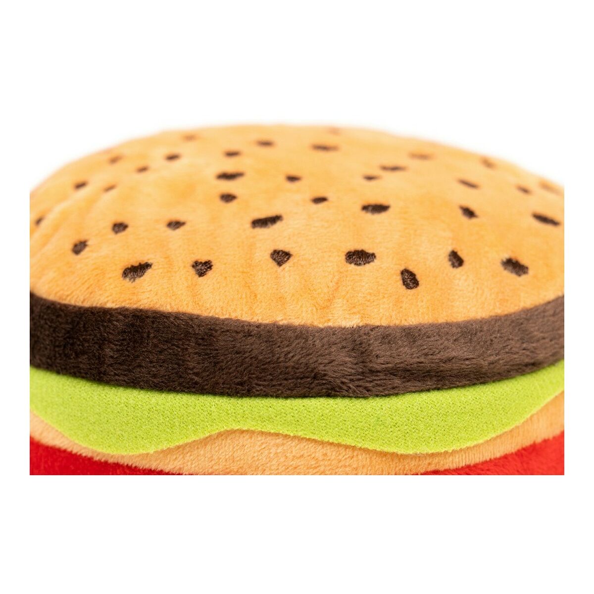 Peluche per cani Gloria Hamburdog Multicolore Poliestere polipropilene Sandwich, Hamburger 14 x 6 cm - Immagine 6