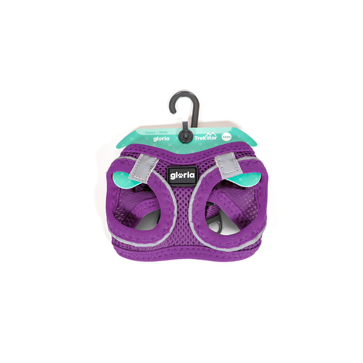 Imbracatura per Cani Gloria Trek Star 27-28 cm 31-34,6 cm Viola XS - Immagine 2