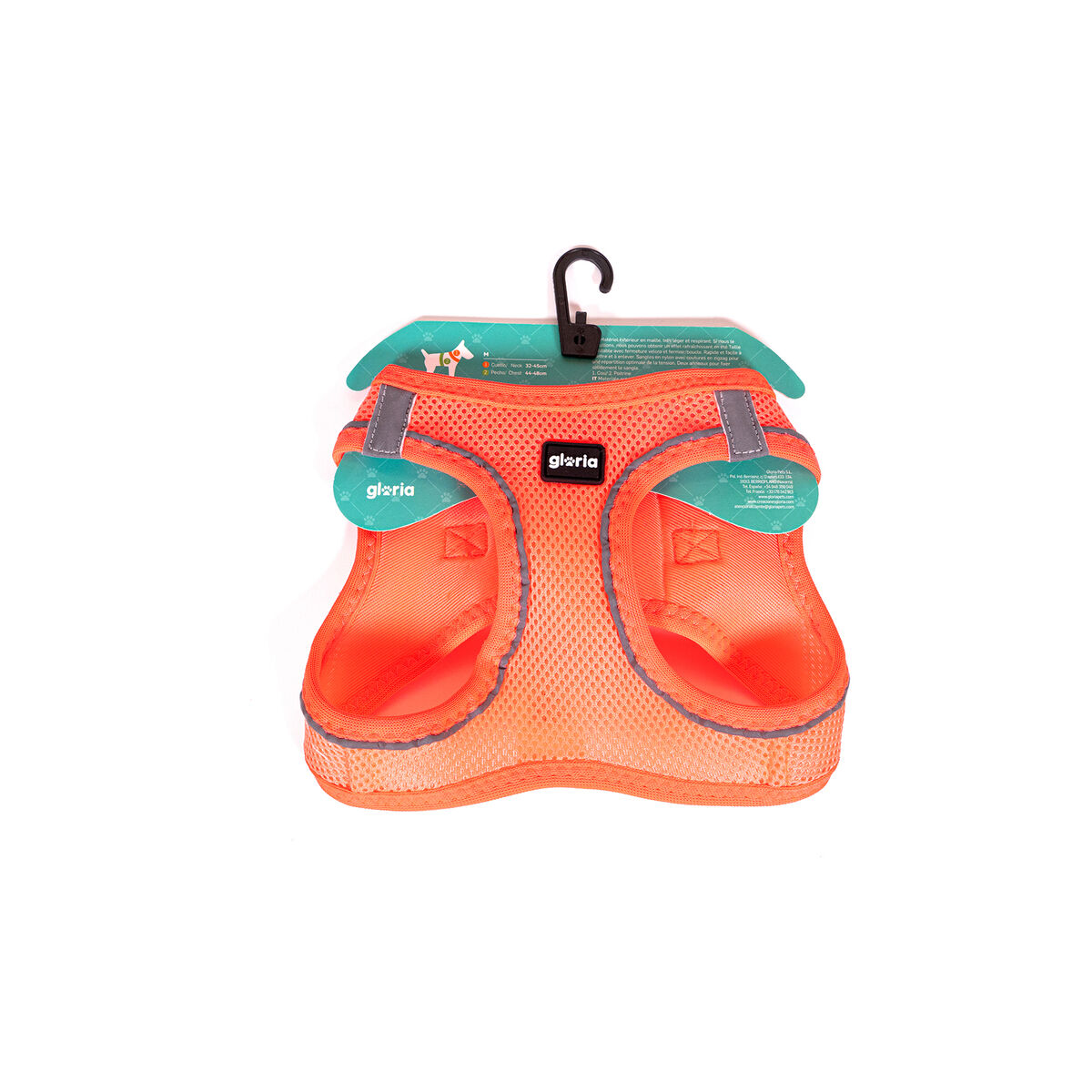 Imbracatura per Cani Gloria Trek Star 29,4-32,6 cm 41,4-43 cm Arancio S - Immagine 2