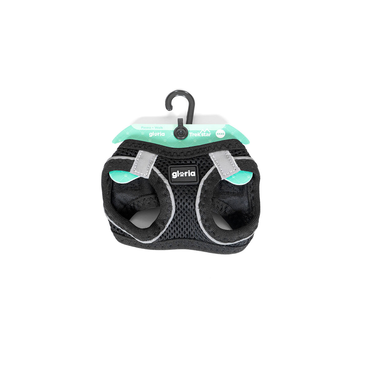 Imbracatura per Cani Gloria Trek Star 32,8-35,4 cm 45-47 cm Nero M - Immagine 4