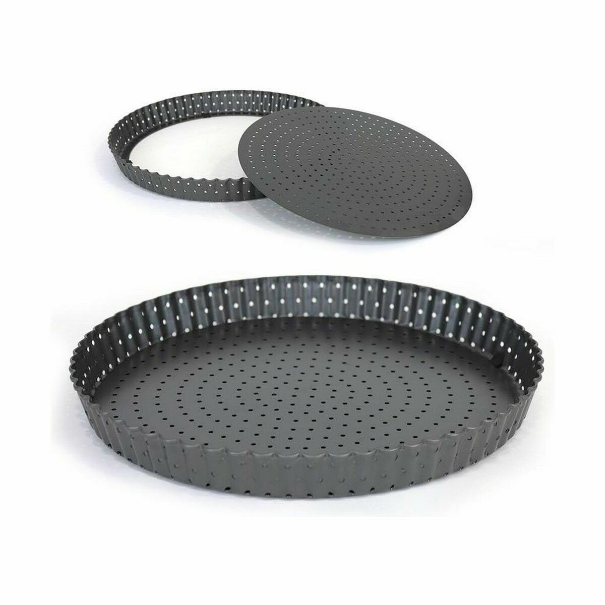 Stampo per Torte Quttin 28 x 3 cm Perforato Smontabile (12 Unità) - Immagine 3