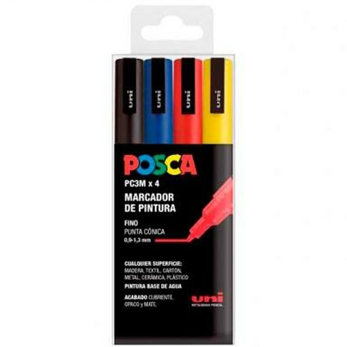Set di Pennarelli POSCA PC-3M Multicolore - Immagine 1