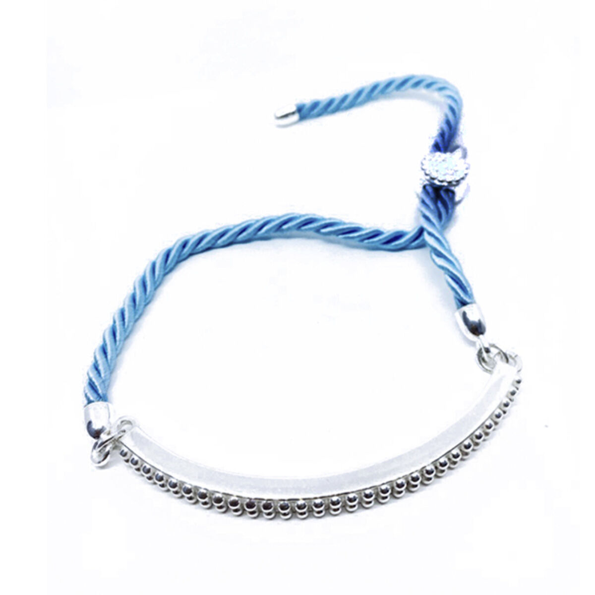 Bracciale Donna Panarea BS19PL2AZ Azzurro Argento Argentato (Regolabile) - Immagine 1