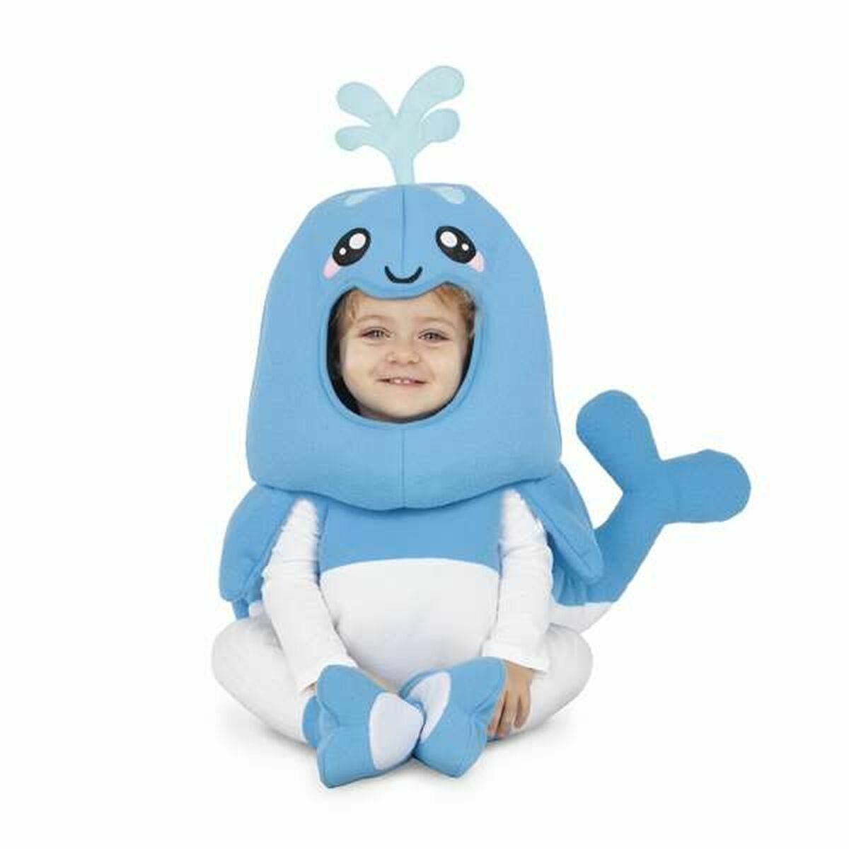 Costume per Neonati My Other Me Azzurro Balena - Immagine 3