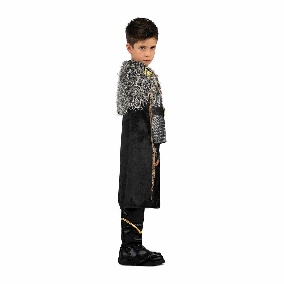 Costume per Bambini My Other Me Vichingo Nero Grigio (5 Pezzi) - Immagine 4
