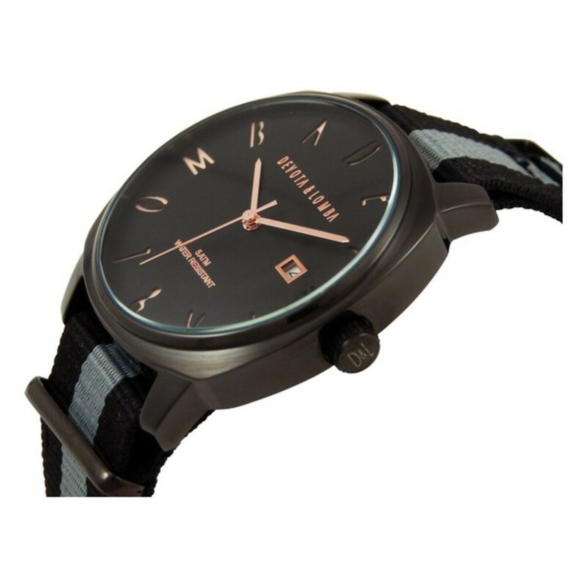 Orologio Uomo Devota & Lomba DL008MSPBKGR-04BLACK (Ø 42 mm) - Immagine 2