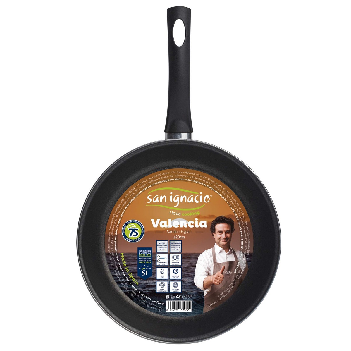 Padella San Ignacio Valencia Nero Acciaio - Immagine 5