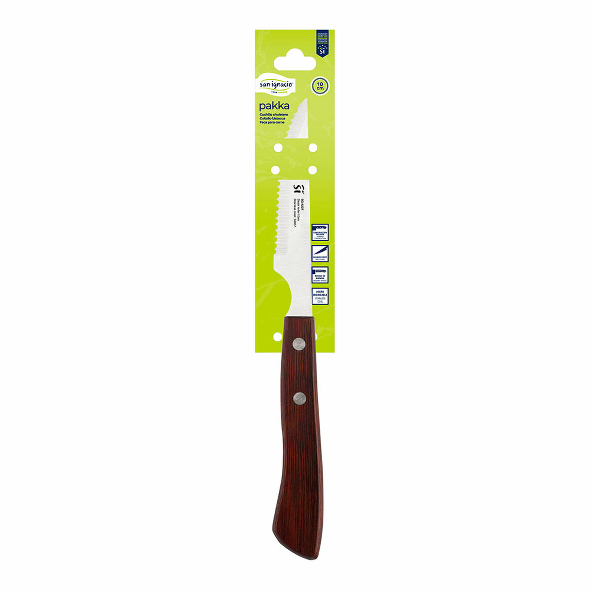 Coltello da Carne San Ignacio Alcaraz BGEU-2651 Acciaio inossidabile 11 cm - Immagine 2