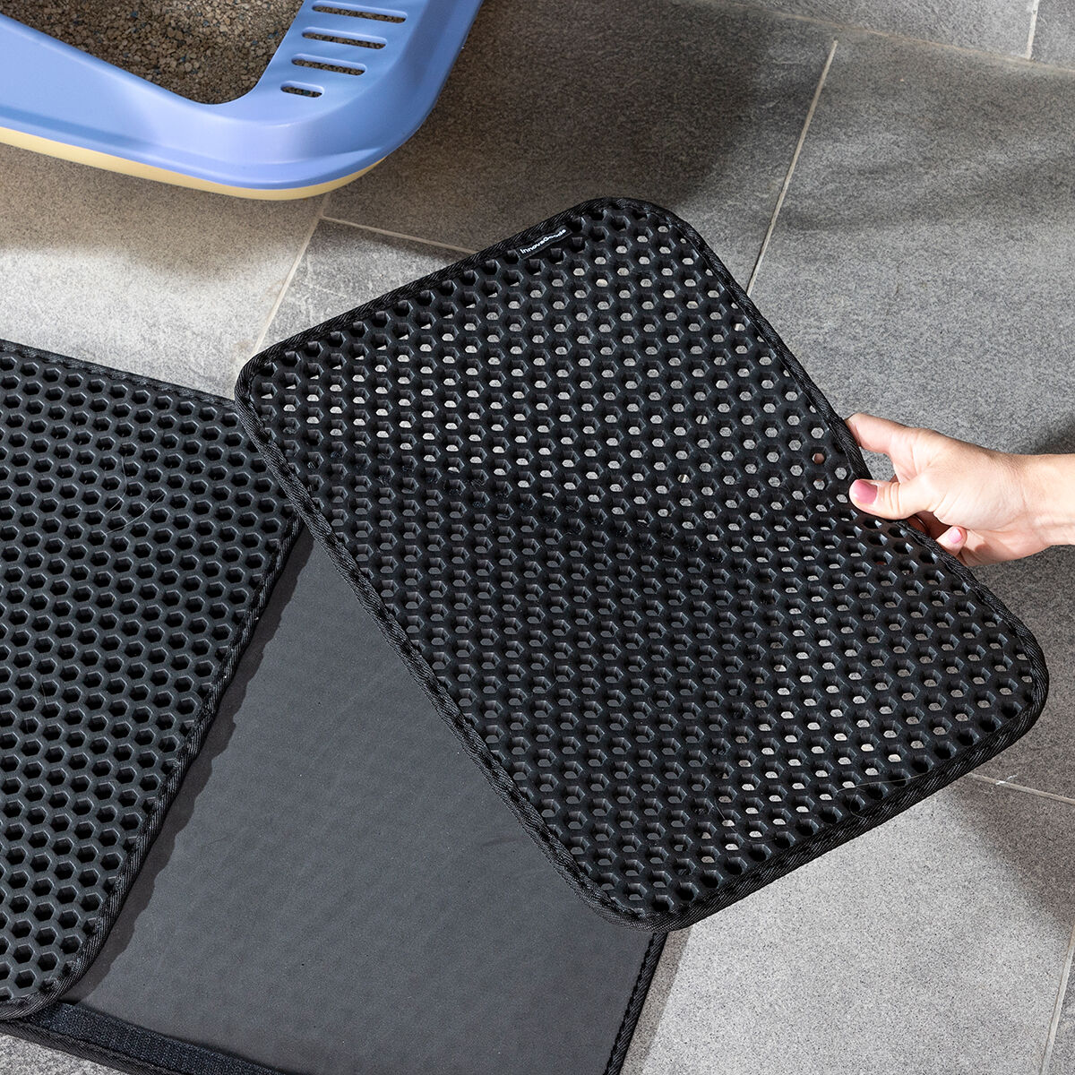 Tappetino per Lettiera per Gatti Clikatt InnovaGoods - Immagine 7