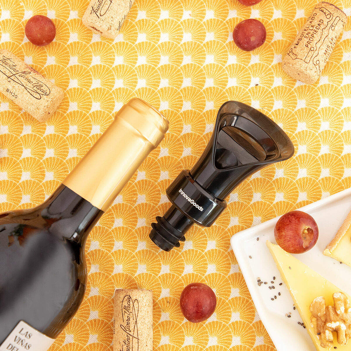 Tappo Erogatore Aeratore di Vino 2 in 1 Wintopp InnovaGoods - Immagine 6