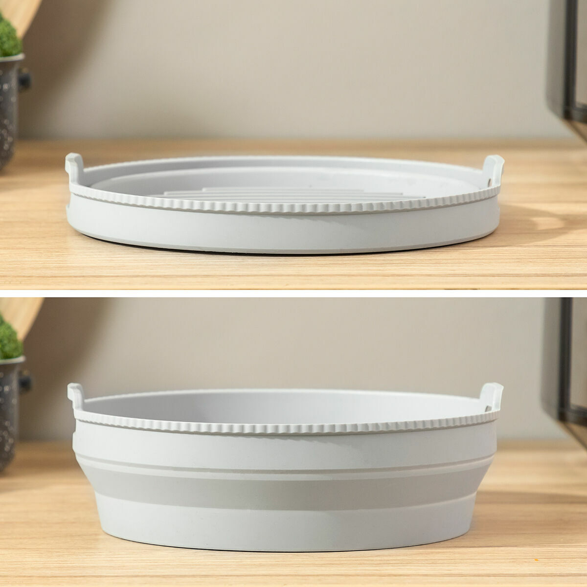 Cestello Pieghevole in Silicone per Friggitrice ad Aria Fliynner InnovaGoods - Immagine 4