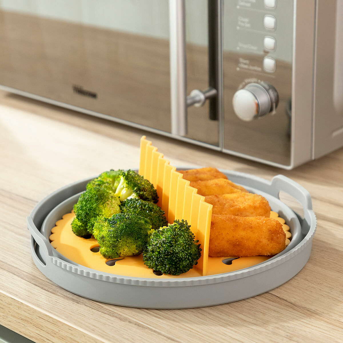 Cestello Pieghevole in Silicone per Friggitrice ad Aria Fliynner InnovaGoods - Immagine 5