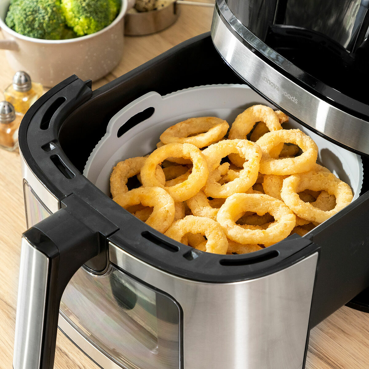 Cestello Pieghevole in Silicone per Friggitrice ad Aria Fliynner InnovaGoods - Immagine 7