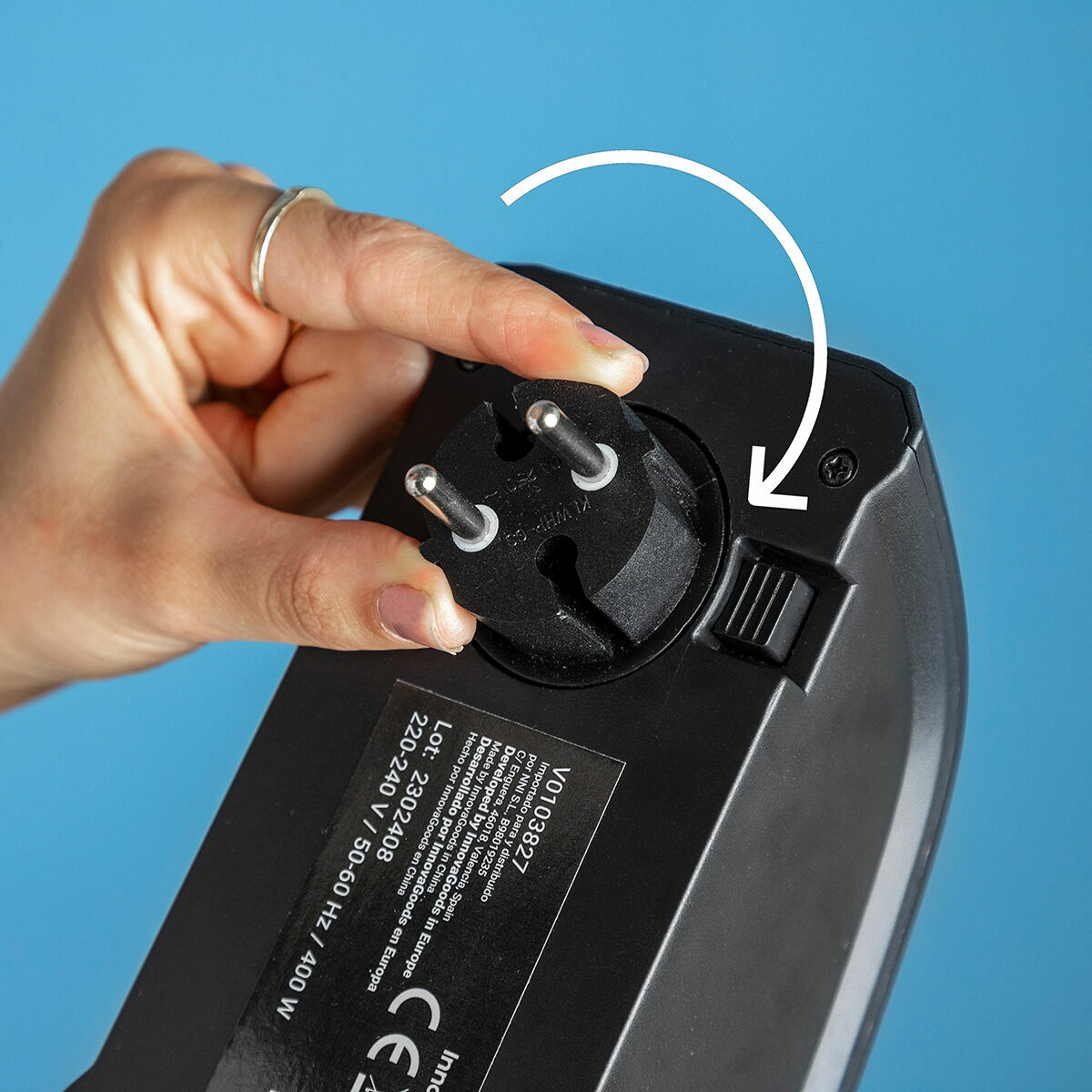 Mini Termoventilatore con Spina Portatile Heatpod InnovaGoods 400 W - Immagine 4