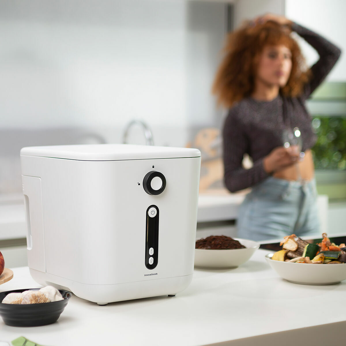 Compostiera Elettrica da Cucina Ewooster InnovaGoods - Immagine 8