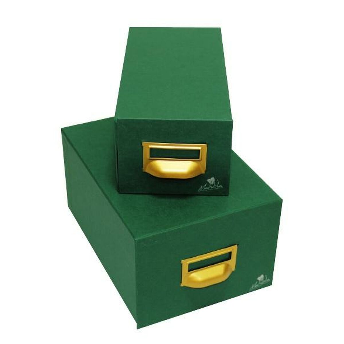 Classificatore compilabile Mariola Verde Cartone 18 x 12,5 x 35 cm - Immagine 2
