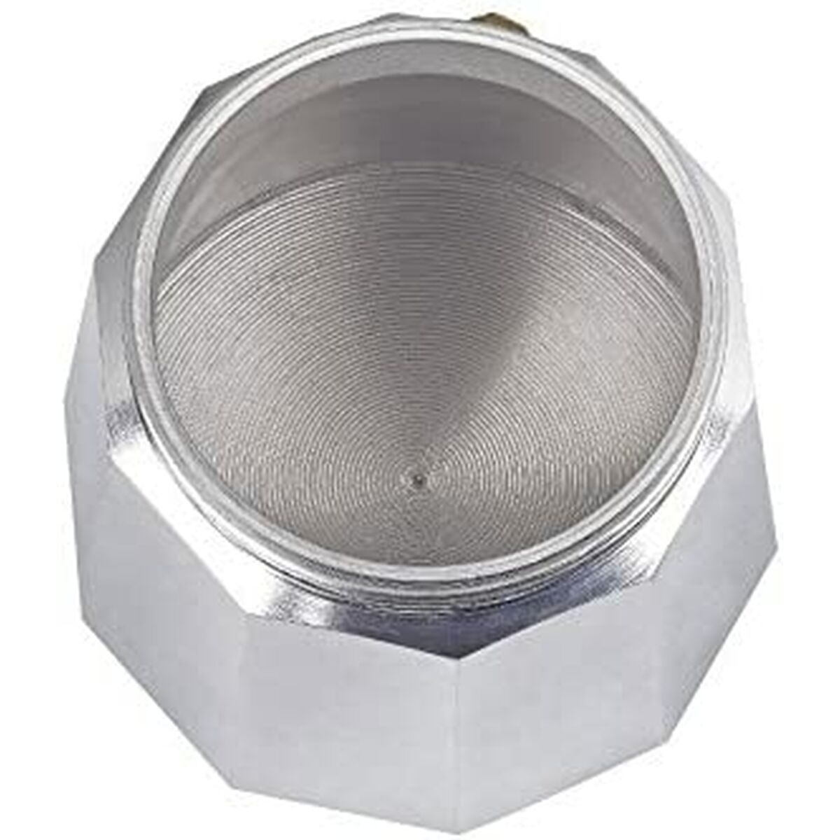Caffettiera Italiana JATA CCA6          * Argentato 6 Tazze Alluminio - Immagine 3
