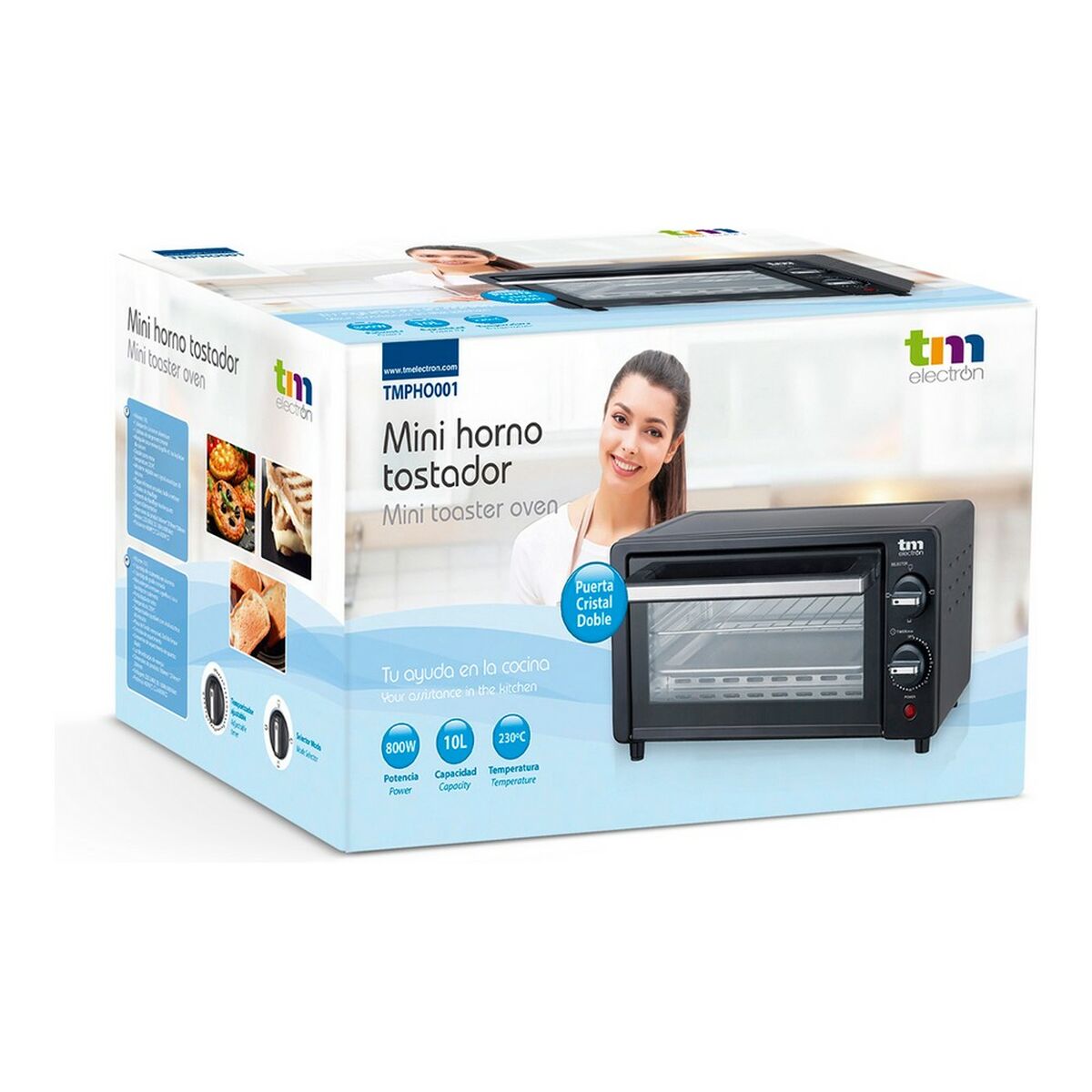 Mini Forno Elettrico TM Electron 10 L - Immagine 4