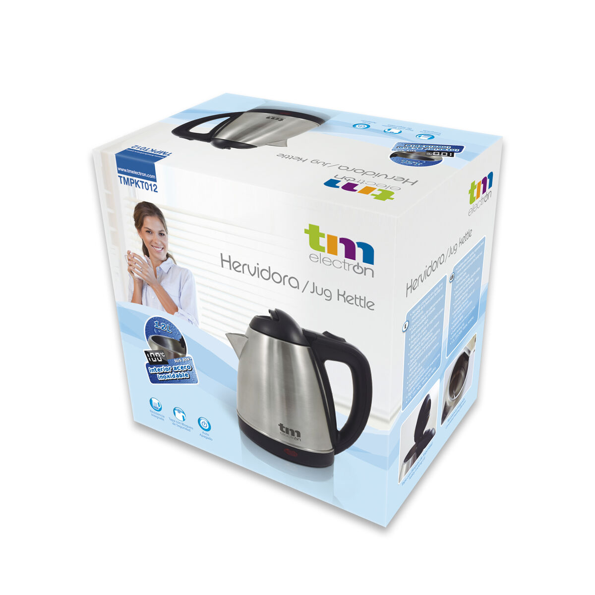 Bollitore TM Electron Acciaio inossidabile 1000 W 1,2 L - Immagine 3