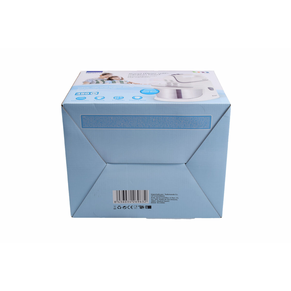 impastatrice mixer con ciotola TM Electron 400 W - Immagine 2