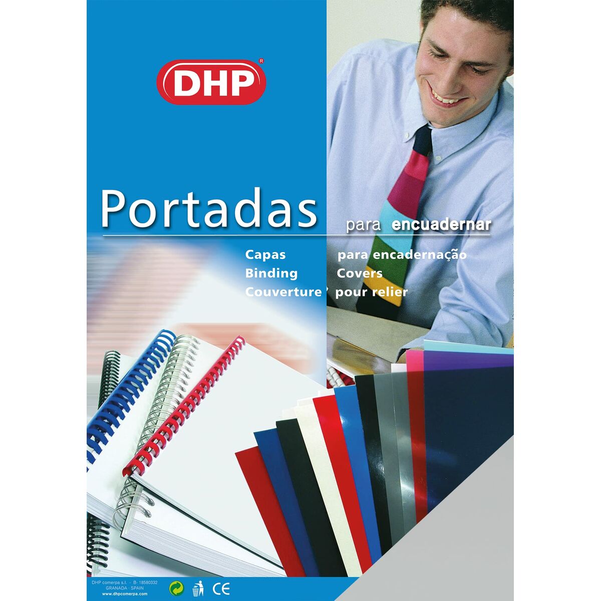 Copertine per rilegatura DHP Trasparente A3 polipropilene 100 Pezzi