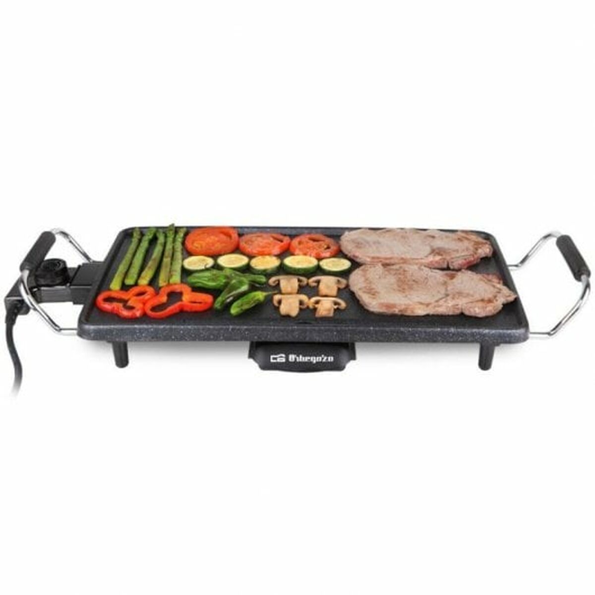 Piastra Grill Orbegozo TBC 3000 Nero 2200 W - Immagine 2