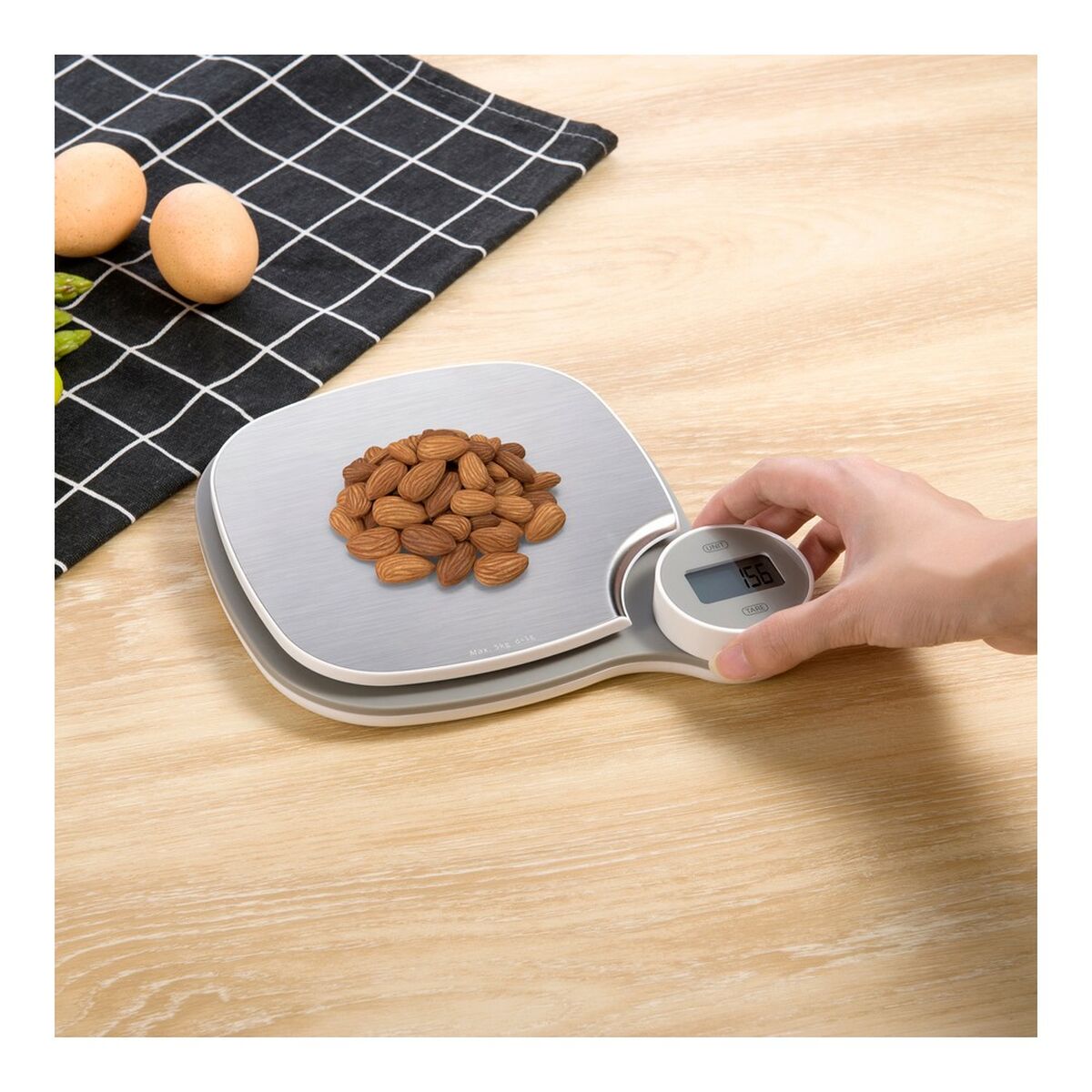 bilancia da cucina TM Electron Grigio 5 kg (171 x 184 x 31,5 mm) - Immagine 4