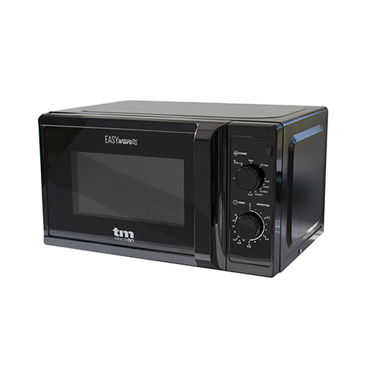 Microonde con Grill TM Electron Nero 700 W 20 L - Immagine 2
