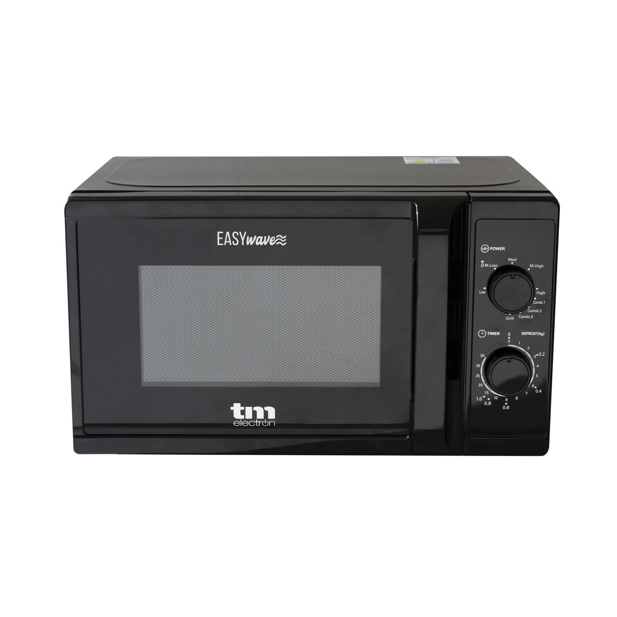 Microonde con Grill TM Electron Nero 700 W 20 L - Immagine 3