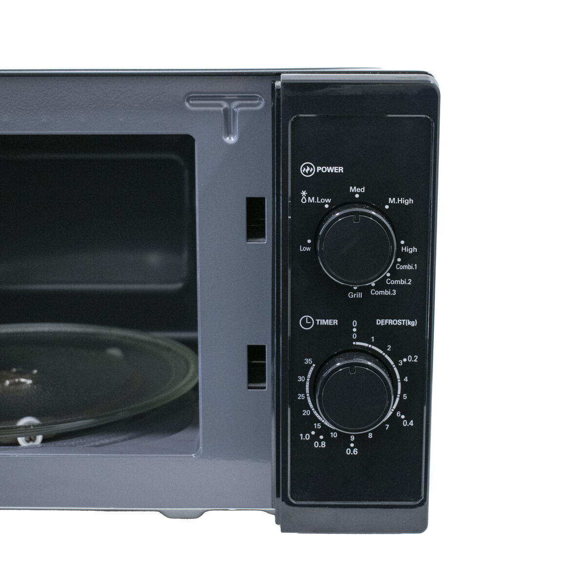 Microonde con Grill TM Electron Nero 700 W 20 L - Immagine 5