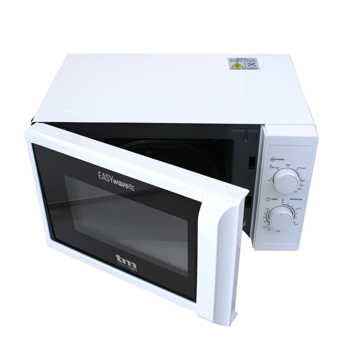 Microonde con Grill TM Electron Bianco 700 W 20 L - Immagine 3