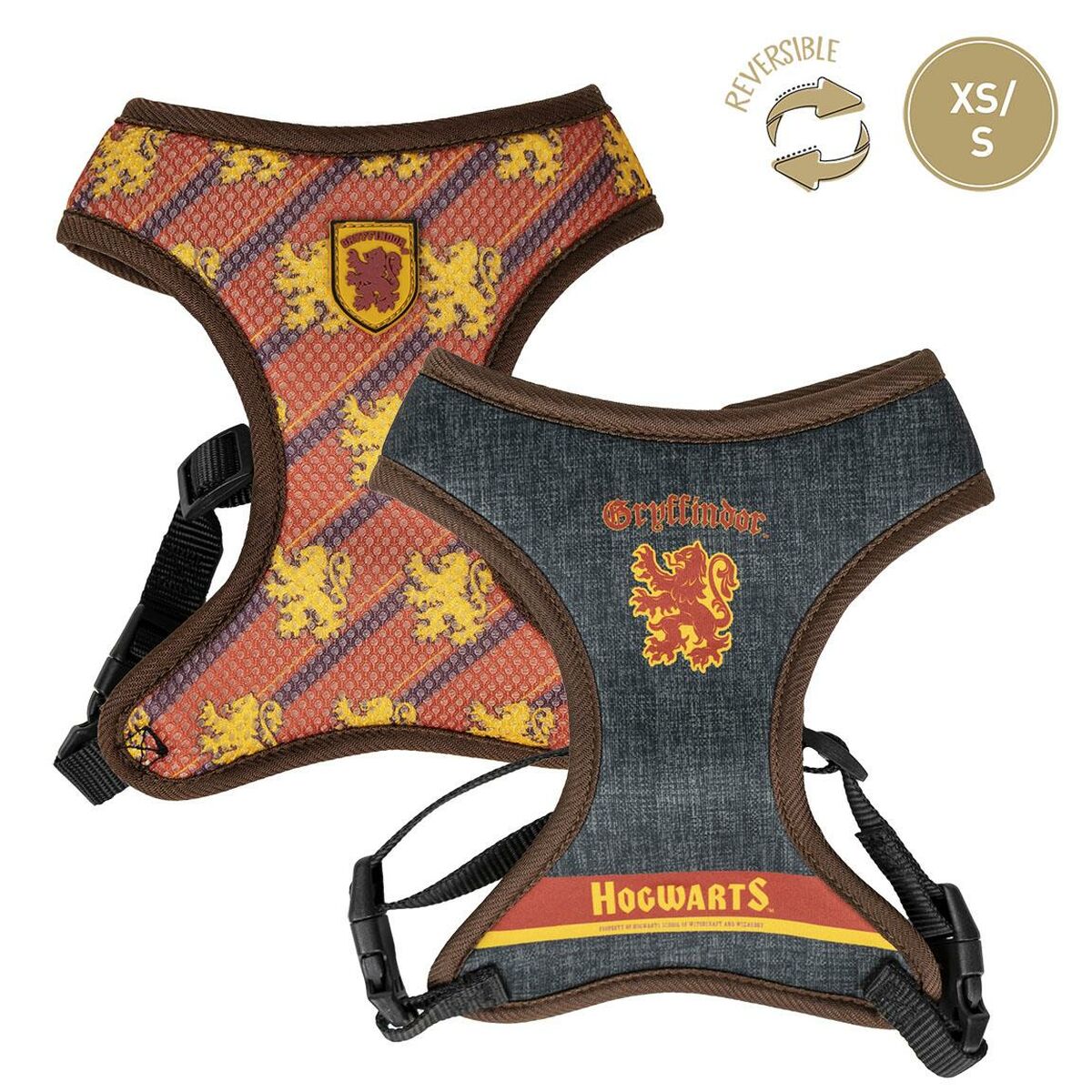 Imbracatura per Cani Harry Potter Reversibile Rosso XS - Immagine 2